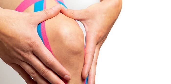 چسب زانو برای افزایش عملکرد
